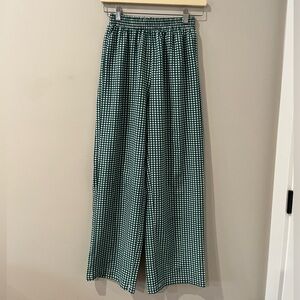 Flowy Gingham Pants